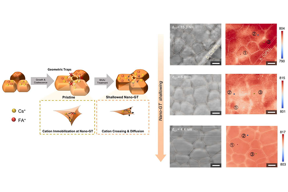 Professor Yang Jong-Hee’s Team Reveals Nanoscale Cross-Grain Cation Inhomogeneity in Perovskite Thin Films and Presents a Uniformization Strategy 사진